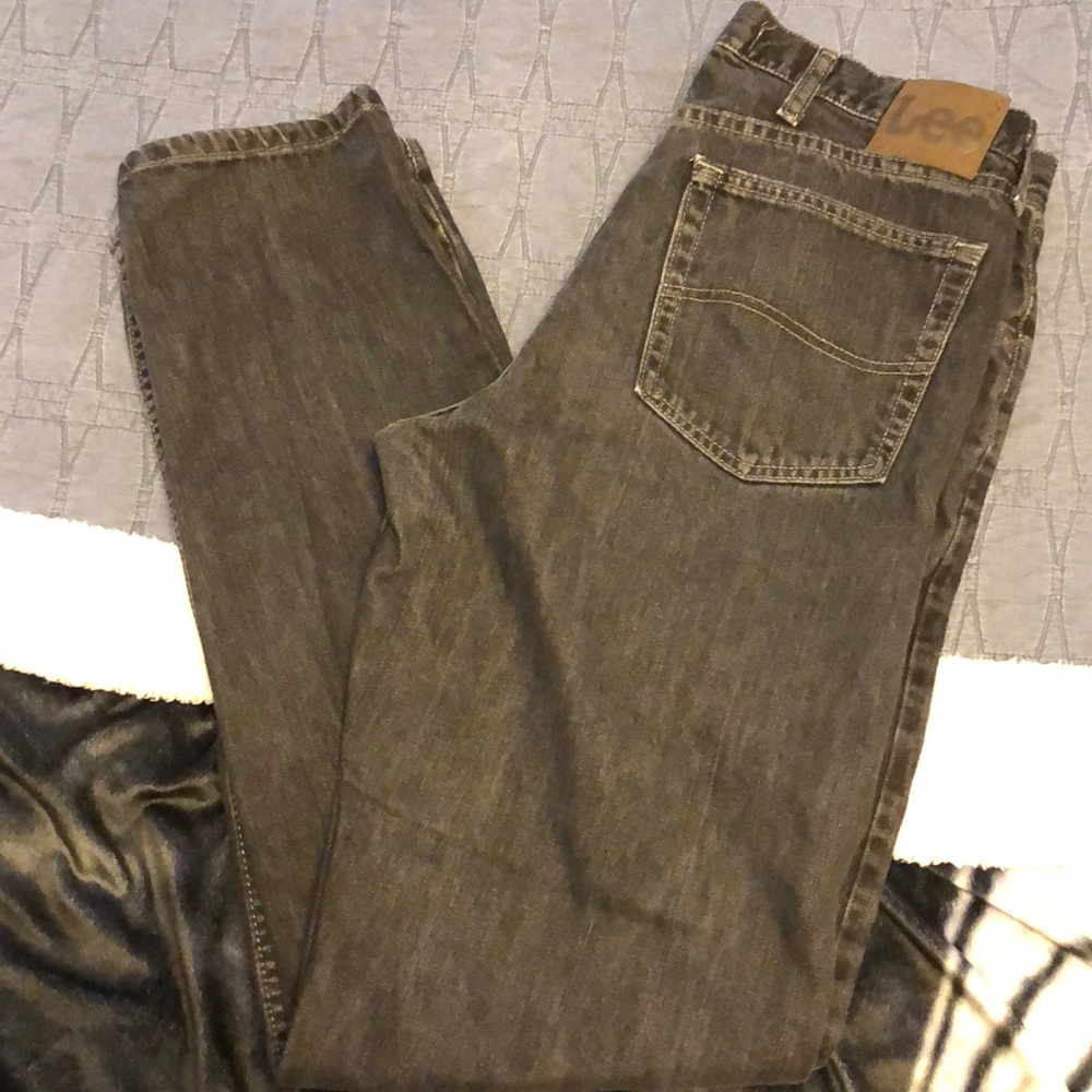 Black Lee jeans